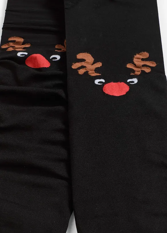 Collant avec motif de Noël, bonprix