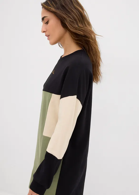 Robe sweat 100% coton, bonprix