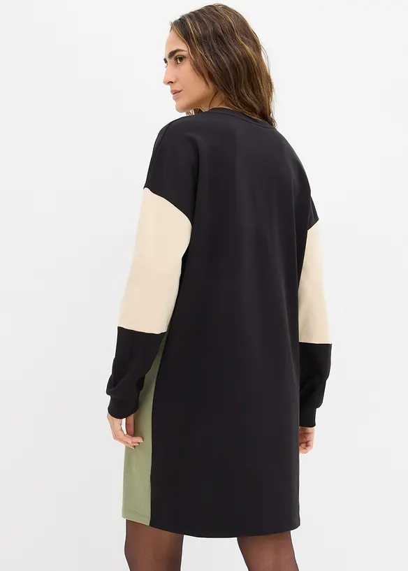 Robe sweat 100% coton, bonprix