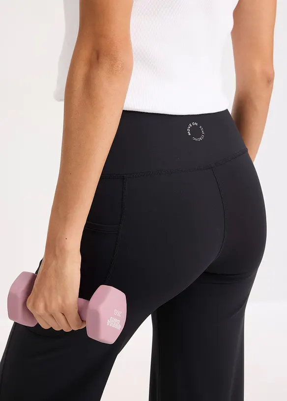Pantalon de sport  confortable à jambe réglable, bonprix