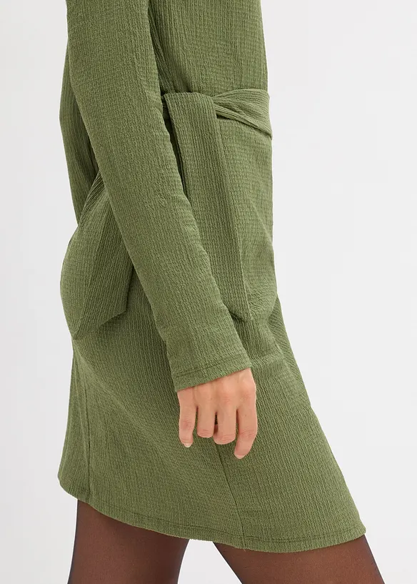 Robe en jersey crêpe, bonprix