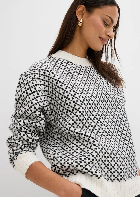 Pull en grosse maille avec laine, bonprix