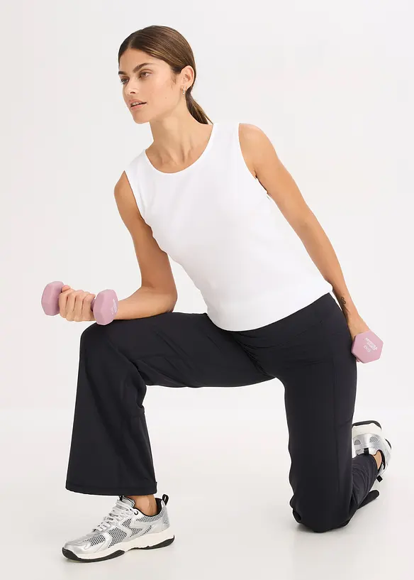 Pantalon de sport  confortable à jambe réglable, bonprix