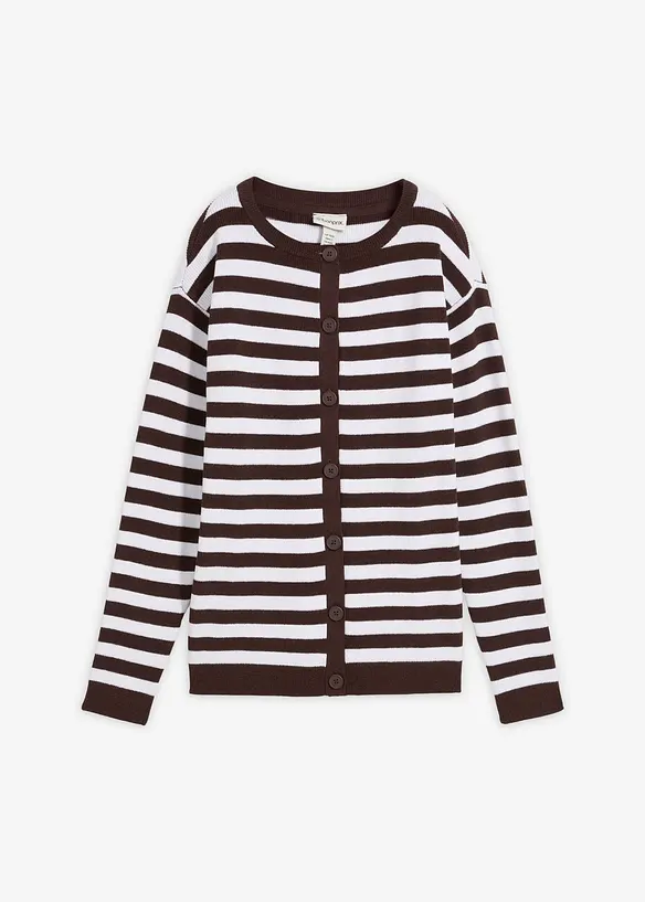 Gilet en fine maille, col rond, bonprix