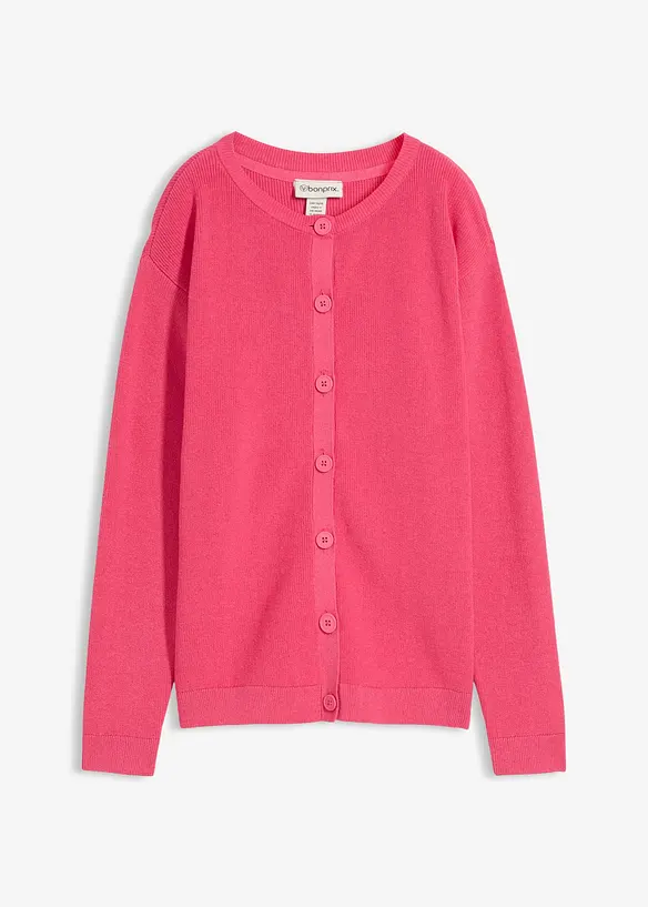 Gilet en fine maille, col rond, bonprix