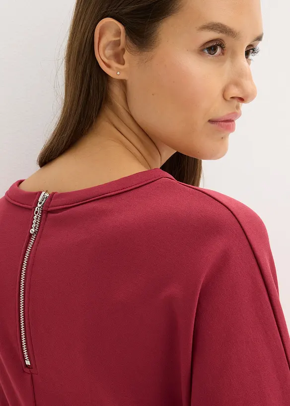 Robe midi en Punto di Roma confortable, bonprix