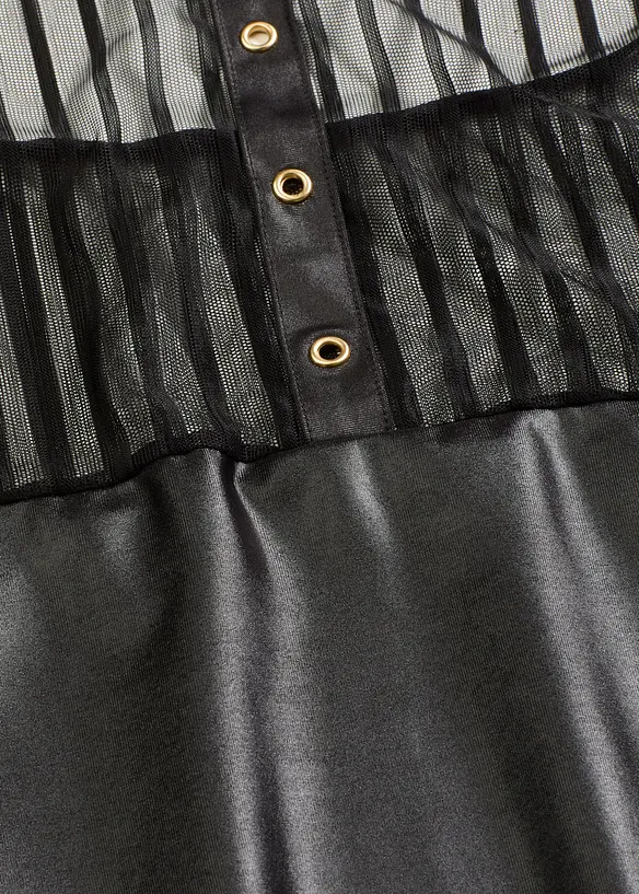 Nuisette dos-nu effet wetlook, bonprix