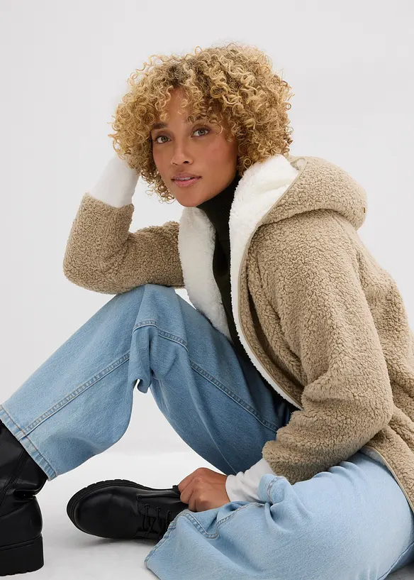 Veste en sherpa, bonprix