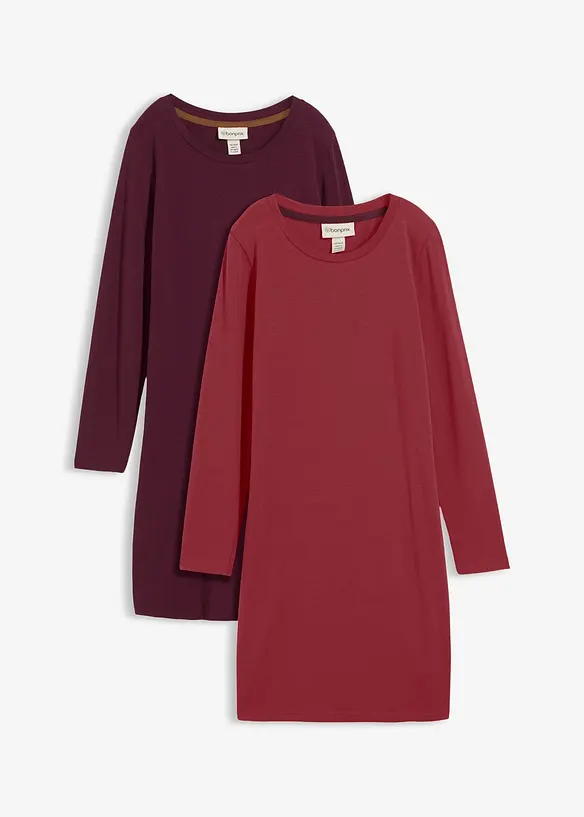 Robes en jersey coton extensible, bonprix