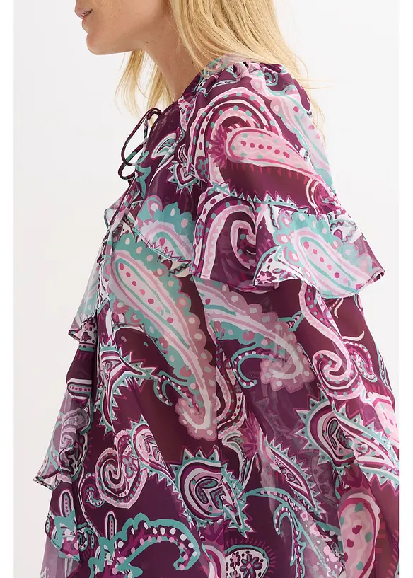 Blouse à volants, bonprix