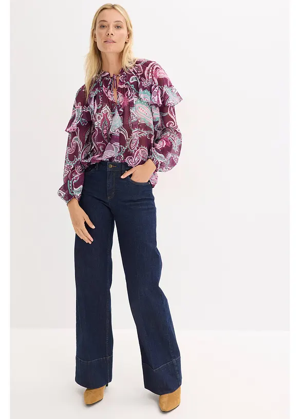 Blouse à volants, bonprix