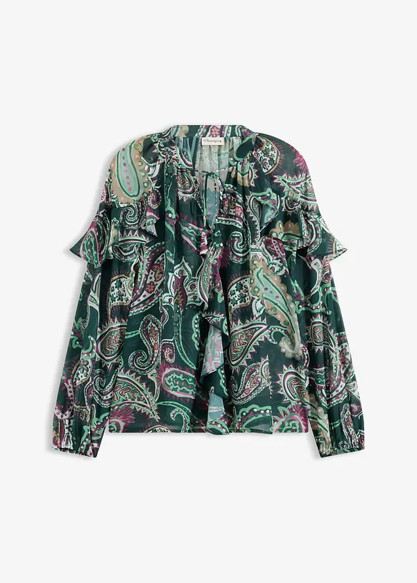 Blouse à volants, bonprix