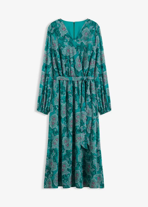 Robe en mousseline à imprimé paisley, bonprix