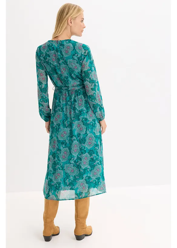 Robe en mousseline à imprimé paisley, bonprix