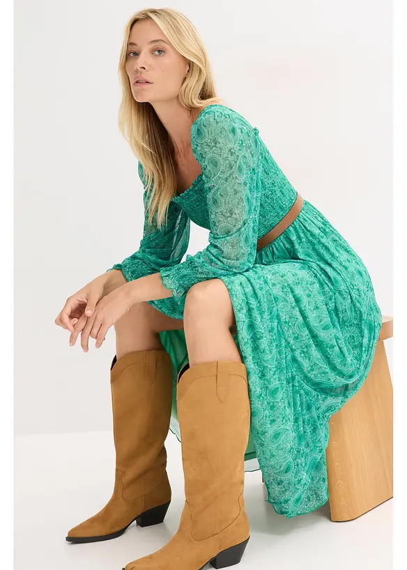 Robe longue en jersey, bonprix