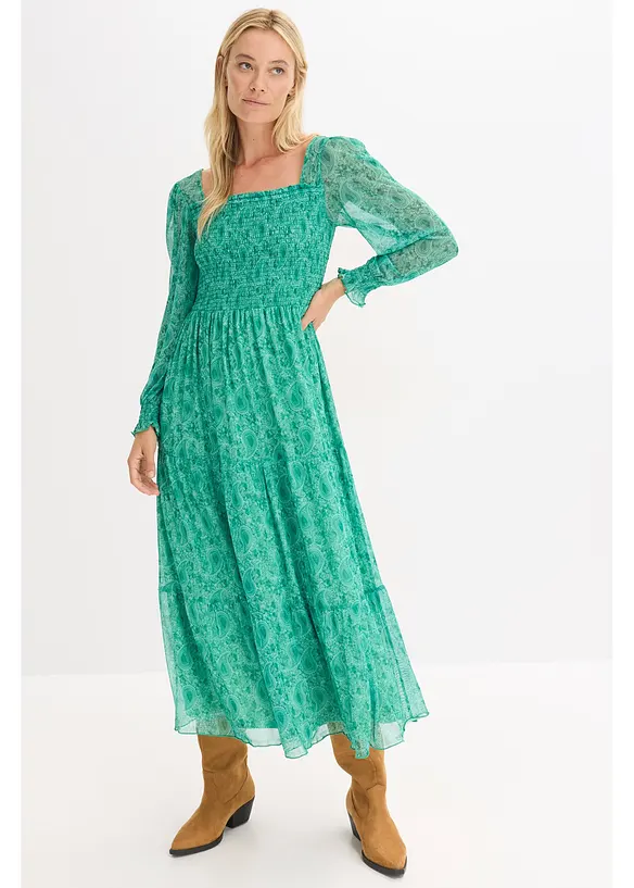 Robe longue en jersey, bonprix