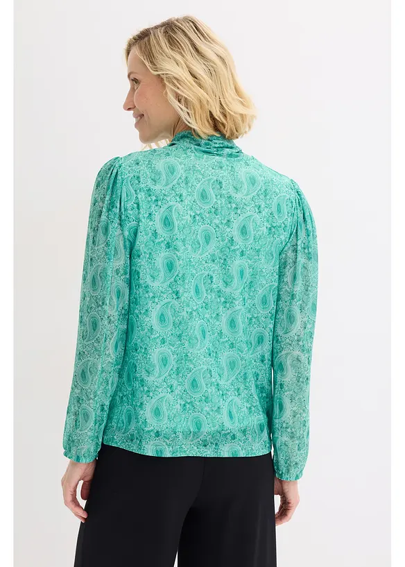 Top manches longues en mesh fin, bonprix