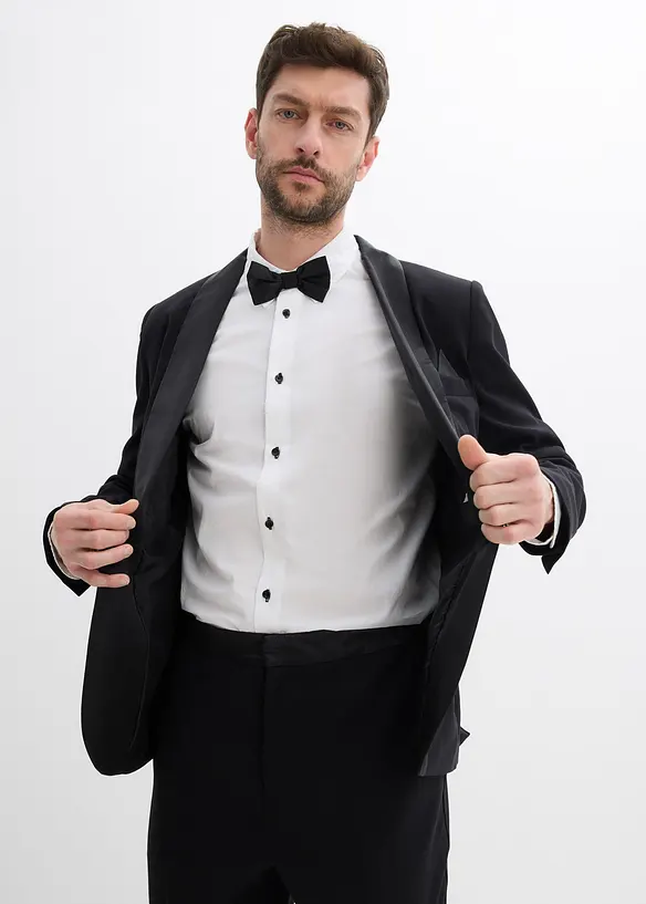 Chemise regular 100% coton et nœud papillon (ens. 2 pces), bonprix