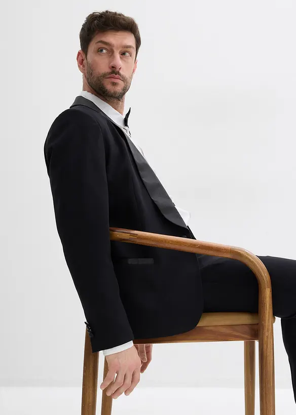 Veste de smoking avec élasthanne, slim, bonprix