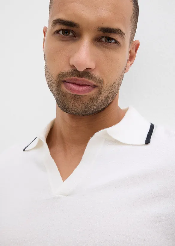 Pull en fine maille à détails contrastants, bonprix