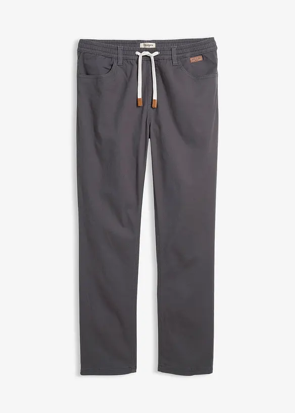 Pantalon droit et regular, taille extensible, bonprix