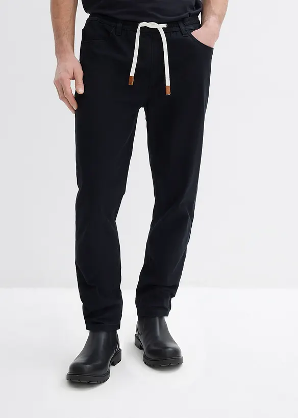 Pantalon droit et regular, taille extensible, bonprix