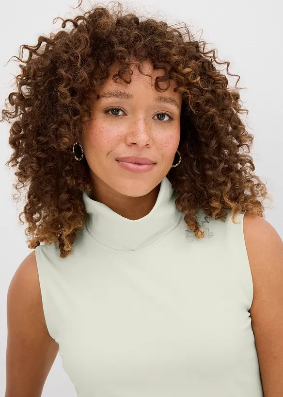 Top extensible à col roulé, bonprix