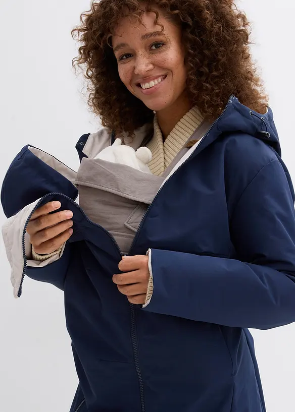 Manteau de grossesse 6-en-1 réversible et déperlant avec fonction portage, bonprix