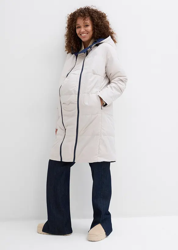 Manteau de grossesse 6-en-1 réversible et déperlant avec fonction portage, bonprix