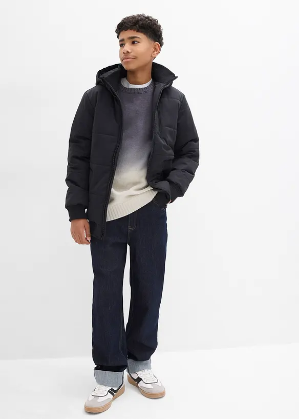 Blouson d’hiver matelassé à capuche, bonprix