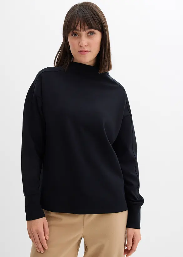 Sweat oversize en mati&egrave;re n&eacute;opr&egrave;ne douce, bonprix