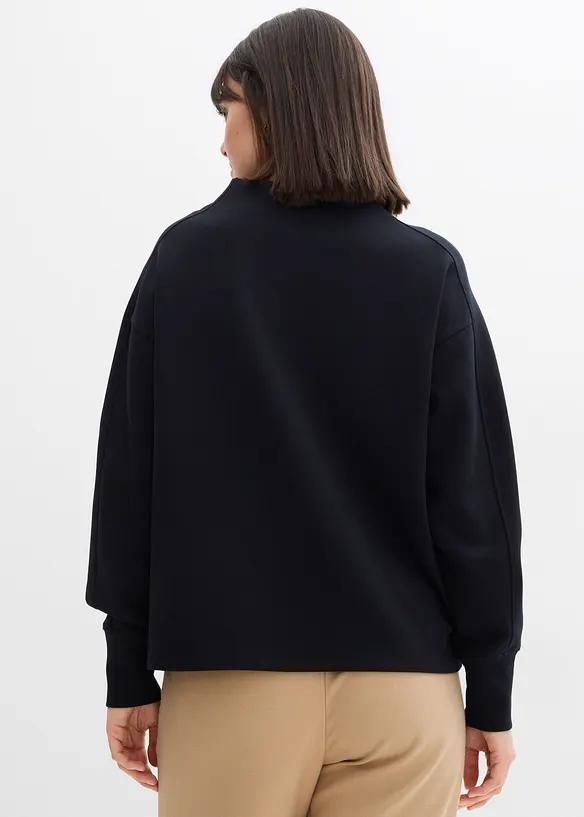 Sweat oversize en mati&egrave;re n&eacute;opr&egrave;ne douce, bonprix