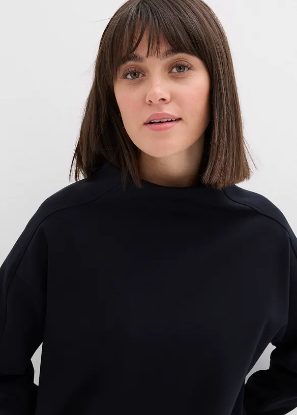 Sweat oversize en mati&egrave;re n&eacute;opr&egrave;ne douce, bonprix