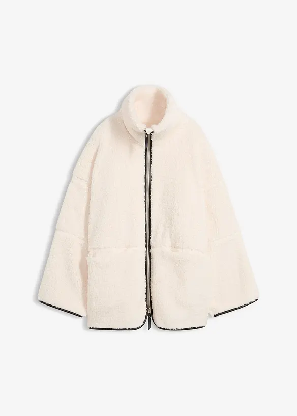 Veste oversize en polaire peluche, bonprix