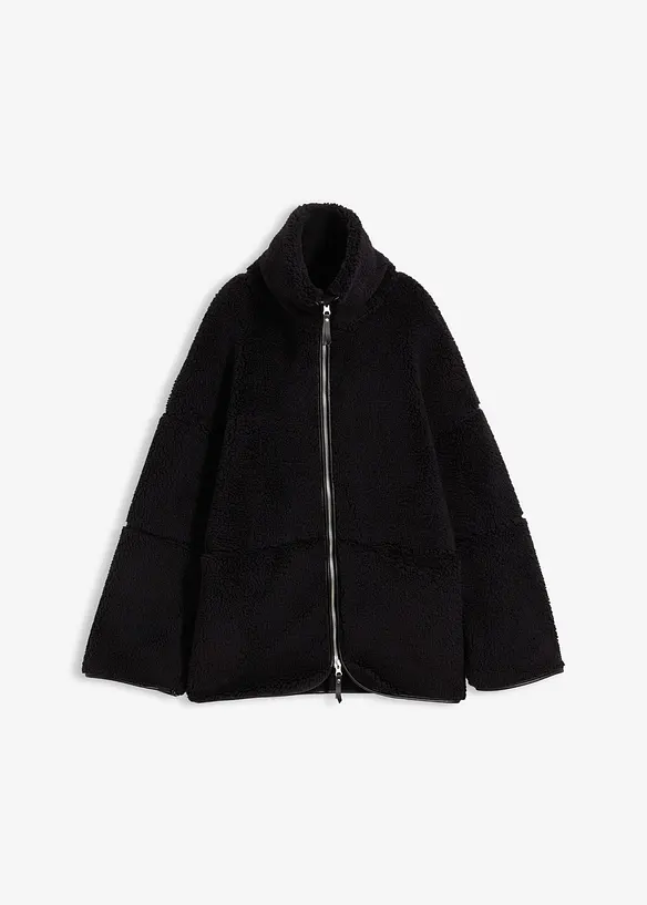 Veste oversize en polaire peluche, bonprix