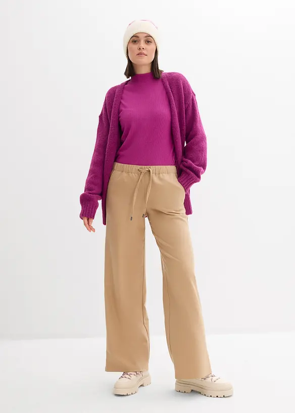 Gilet en grosse maille oversize, bonprix