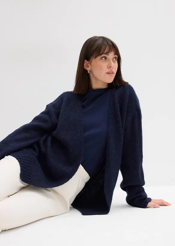 Gilet en grosse maille oversize, bonprix