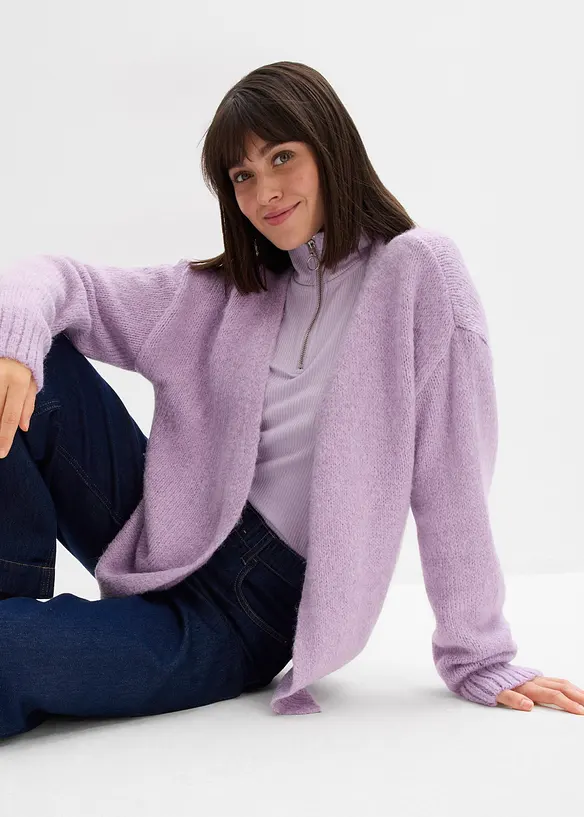 Gilet en grosse maille oversize, bonprix