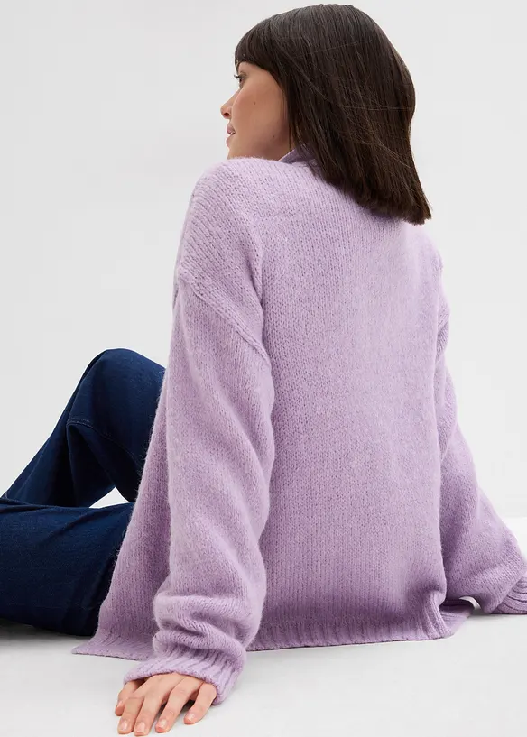 Gilet en grosse maille oversize, bonprix