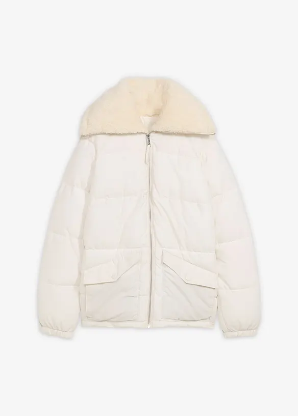 Doudoune avec col à doublure peluche, bonprix