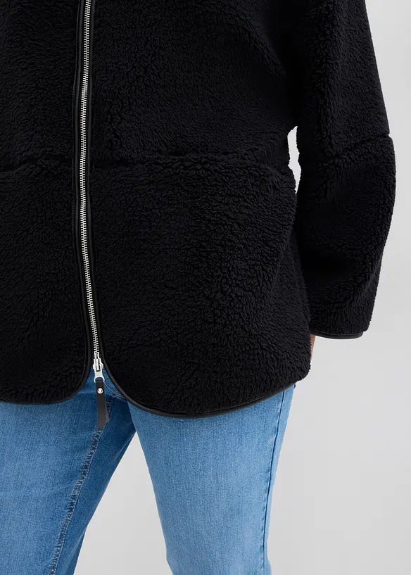 Veste oversize en polaire peluche, bonprix