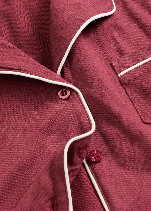 Pyjama boutonné 100% coton, bonprix