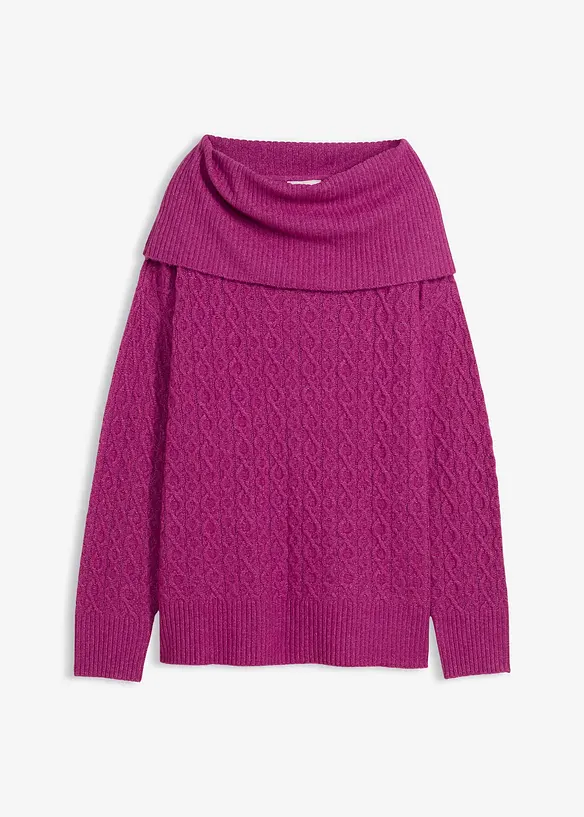 Pull à motif torsadé, bonprix
