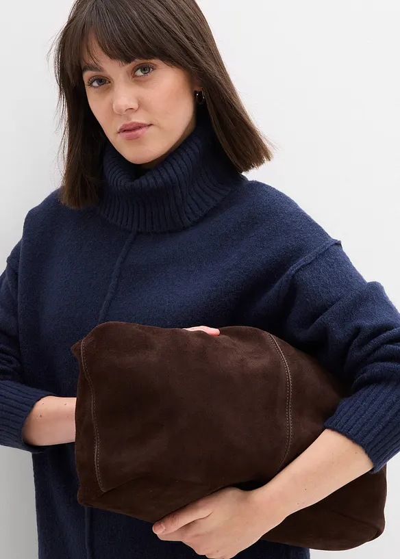 Robe en maille avec couture décorative, bonprix