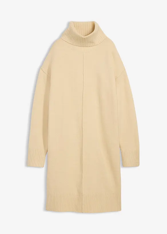 Robe en maille avec couture décorative, bonprix