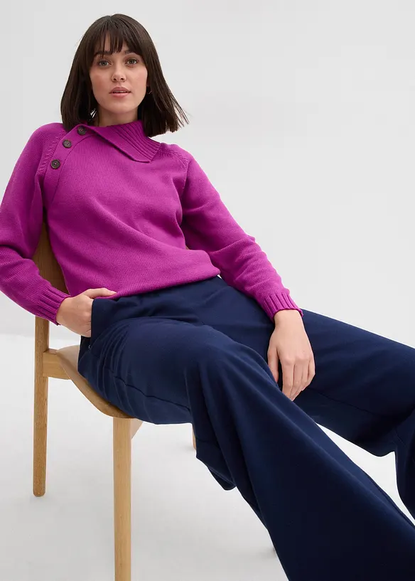 Pantalon à taille élastiquée, bonprix