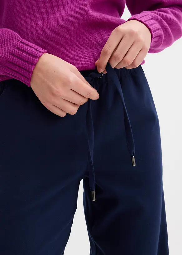 Pantalon à taille élastiquée, bonprix