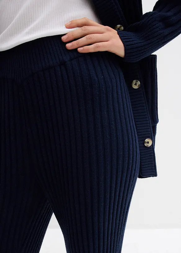 Pantalon en maille douce, bonprix