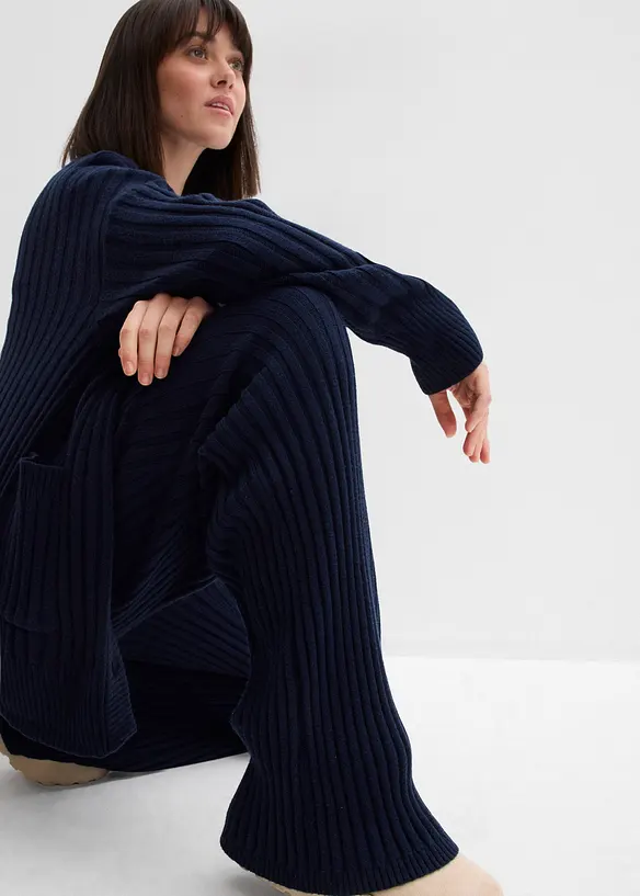 Pantalon en maille douce, bonprix