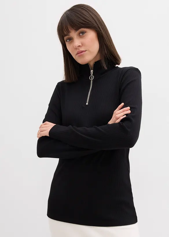 T-shirt c&ocirc;tel&eacute; doux, bonprix